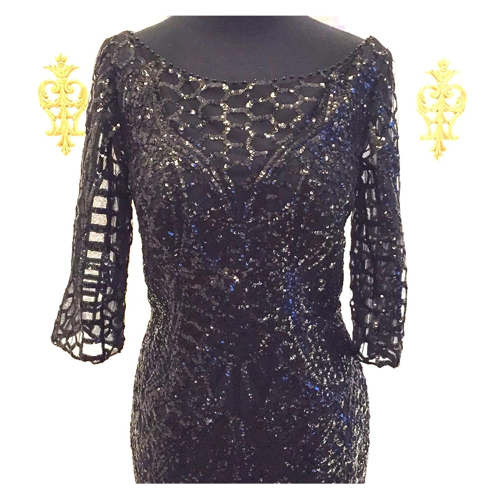 Sequined Social Occasions by Mon Cheri Dress